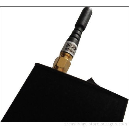 Black Gps 30dbm Portable Cell Phone Signal Jammer 808kb With 10m Range
